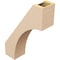 Ekena Millwork 5-inch W x 16-inch D x 22-inch H Westlake Rough Cedar Woodgrain TimberThane Knee Brace, Primed BRCUR05X16X22WTLRCPR - alternate 2